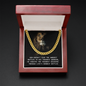 God doesn't give the hardest battles to his toughest warrior - Cuban Link Chain - JustFamilyThings