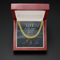 Life is too short to play small - Cuban Link Chain - JustFamilyThings