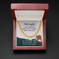 Strength - Motivational - Cuban Link Chain - JustFamilyThings