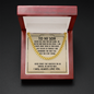 To My Son - Never Feel That You Are Alone - Cuban Link Chain - JustFamilyThings