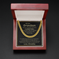 My Dear Grandson from grandma - Always remember how much i love you - Cuban Link Chain - JustFamilyThings