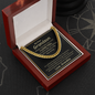 My Dear Grandson from grandma - Always remember how much i love you - Cuban Link Chain - JustFamilyThings