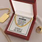 to my husband - I choose you - Cuban Link Chain - JustFamilyThings