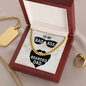 to my badass bearded dad - Cuban Link Chain - JustFamilyThings