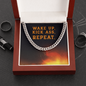 Wake up, kick ass, REPEAT - Cuban Link Chain - JustFamilyThings