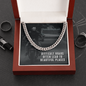 Difficult roads often lead to beautiful places - Cuban Link Chain - JustFamilyThings