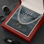Life is too short to play small - Cuban Link Chain - JustFamilyThings