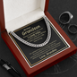 My Dear Grandson from grandma - Always remember how much i love you - Cuban Link Chain - JustFamilyThings