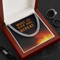 Wake up, kick ass, REPEAT - Cuban Link Chain - JustFamilyThings