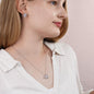 To My Gorgeous Wife - Love Knot Necklace + Earrings Set - JustFamilyThings
