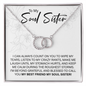 To My Soul Sister - Interlocking Circle Necklace - JustFamilyThings