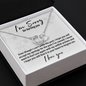 I'm Sorry For Hurting You - Interlocking Circle Necklace - JustFamilyThings