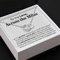 To My Love Across The Miles - Interlocking Circle Necklace - JustFamilyThings