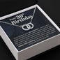 Happy 30th Birthday - You're Finally In Your Dirty Thirties - Interlocking Circle Necklace - JustFamilyThings