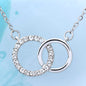 To My Soul Sister - Interlocking Circle Necklace - JustFamilyThings