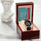 Gift For Dad - Reminding Dad Of Father's Day - Openwork Watch - JustFamilyThings