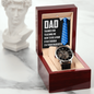 From Daughter To Dad - Funny Dad Gift - Openwork Watch - JustFamilyThings