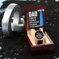 From Daughter To Dad - Funny Dad Gift - Openwork Watch - JustFamilyThings