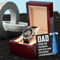 From Daughter To Dad - Funny Dad Gift - Openwork Watch - JustFamilyThings