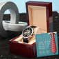 Gift For Dad - Reminding Dad Of Father's Day - Openwork Watch - JustFamilyThings