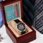 Gift For Dad - Reminding Dad Of Father's Day - Openwork Watch - JustFamilyThings