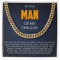 To The Man Of My Dreams - Link Chain - JustFamilyThings