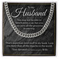 To My Husband - Superman Level Stuff - Link Chain - JustFamilyThings