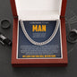 To My Man - Symbol Of My Promise To You - Link Chain - JustFamilyThings