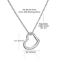 I'm Sorry For Hurting You - Delicate Heart Necklace - JustFamilyThings