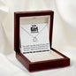 To The Girl I Fell In Love With - Delicate Heart Necklace - JustFamilyThings