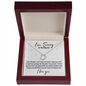 I'm Sorry For Hurting You - Delicate Heart Necklace - JustFamilyThings