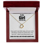 To The Girl I Fell In Love With - Delicate Heart Necklace - JustFamilyThings