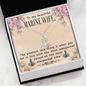 To My Beautiful Marine Wife - Anchor Pendant Necklace - JustFamilyThings