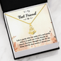 To my Best Friend - Life is partly - Anchor Pendant Necklace - JustFamilyThings