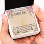 To My Beautiful Marine Wife - Anchor Pendant Necklace - JustFamilyThings
