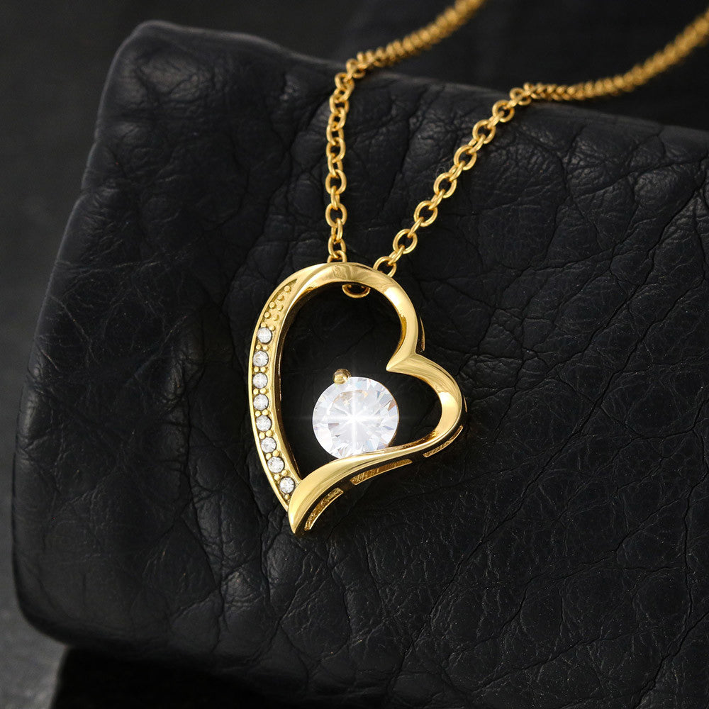 To My Precious, I Am Not Perfect- Forever Love Necklace - JustFamilyThings