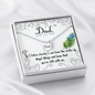 If I listen closely - Dad Remembrance Necklace - JustFamilyThings