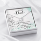 Beautiful memories - Dad Remembrance Necklace - JustFamilyThings