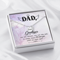 Goodbyes aren't forever - Dad Remembrance Necklace - JustFamilyThings