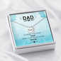 I'll hold you in my heart - Dad Remembrance Necklace - JustFamilyThings