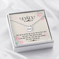 Time slips by - Dad Remembrance Necklace - JustFamilyThings