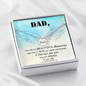 Dad you left me beautiful memories - Dad Remembrance Necklace - JustFamilyThings