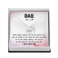Death changes nothing - Dad Remembrance Necklace - JustFamilyThings