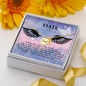 I miss you more than words can describe - Dad Remembrance Necklace - JustFamilyThings