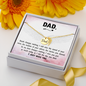 Death changes nothing - Dad Remembrance Necklace - JustFamilyThings