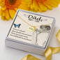 Love is a bond - Dad Remembrance Necklace - JustFamilyThings