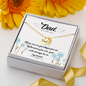 There are no goodbyes - Dad Remembrance Necklace - JustFamilyThings