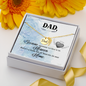 Because someone we love is in heaven - Dad Remembrance Necklace - JustFamilyThings