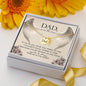 If I try to say what you mean to me - Dad Remembrance Necklace - JustFamilyThings