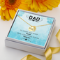 I'll hold you in my heart - Dad Remembrance Necklace - JustFamilyThings
